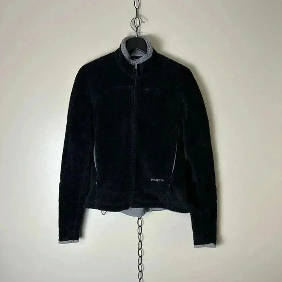 Vintage Patagonia Deep Pile USA Made Zip-up Fleece  Medium - Picture 1 of 5